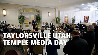 Taylorsville Utah Temple Media Day [upl. by Sanders920]