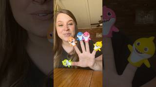 Baby Shark Finger Family Fun 🦈kidssongs kidslearning [upl. by Guenna193]