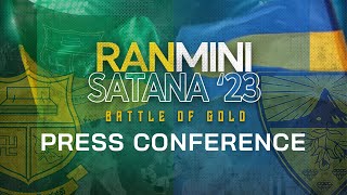 Ranmini Satana 23 Press conference 🏏 [upl. by Mell]