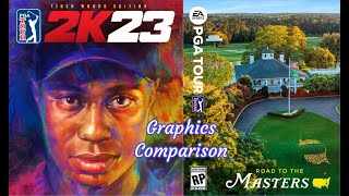 EA Sports PGA Tour amp PGA Tour 2K23 Graphics Comparison [upl. by Oinotnas]