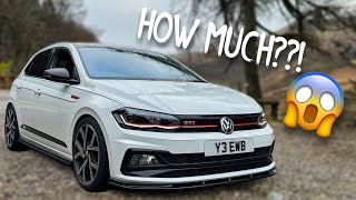 POLO GTI AW RUNNING COSTS FUEL INSURANCE ETC 🤑 [upl. by Eleirbag]