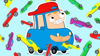 Full season of the Wheelzy Family cartoon for kids All the best car cartoons for kids about cars [upl. by Vona663]