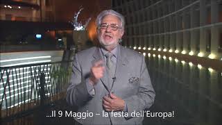 Plácido Domingo lancia la Ode2Joy Challenge [upl. by Byers]