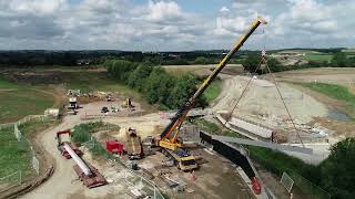 Bridge Infrastructure at Clipstone Park Leighton Buzzard [upl. by Pogah]