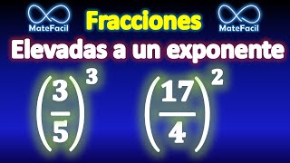 Fracciones con exponente Explicado súper fácil [upl. by Hulda534]