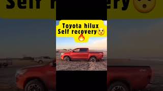 Toyota hilux self recovery hilux toyotahilux viralvideo hilux memes bmw viralshorts [upl. by Eelarol822]