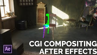 Compositing with Render Passes in After Effects  Easy CGI Compositing [upl. by Yve642]