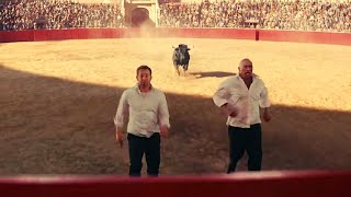 Red Notice Bull Fight Scene  Red Notice Movie [upl. by Norvin57]