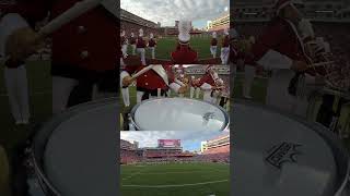 Razorback Marching Band Pregame razorbacks drumline marchingband [upl. by Aicilet50]