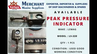 🚢 New Listing Lemag LS220 Peak Pressure Indicator Used Good 🚢 [upl. by Edmunda]