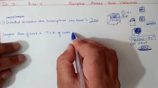 Chapter13 Ex131 Q4 Surface Areas and Volumes  Ncert Maths Class 10  Cbse [upl. by Jorin53]