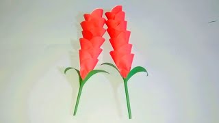 paper craft flowers easy  make beautiful flowers with paper  Homey Crafts [upl. by Judie]