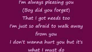 K Michelle  Cant Do This Lyrics [upl. by Kendre117]