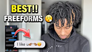 How to get Freeform Dreads… Tutorial [upl. by Bihas]