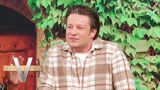 Jamie Oliver Shares Healthy and Delicious 5Ingredient Recipes from His Latest Cookbook  The View [upl. by Ennayk588]