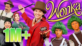 FAMILY SINGS WONKA MEDLEY 🍫✨Cover by Sharpe Family Singers [upl. by Tiat]