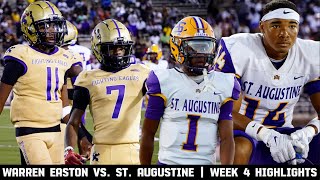 Warren Easton vs St Augustine HIGHLIGHTS  Eagles Purple Knights Trade BIG PLAYS in CL Opener [upl. by Boorer85]