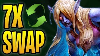 We SWAPPED DECKS 7 Times  3x Win Condition Druid  The Boomsday Project  Hearthstone [upl. by Llehcim85]