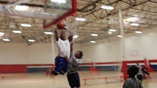 Eric Bledsoe Alley Oop Dunk  Youth Basketball Camp [upl. by Nafets]