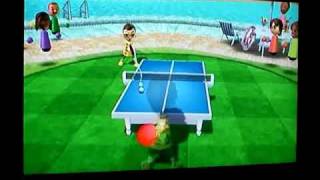 Wii Sports Resort  Table tennis Tie game 2020 [upl. by Assirak]