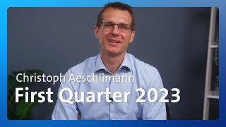 CEO Christoph Aeschlimann on results for Q1 2023 [upl. by Kuebbing426]