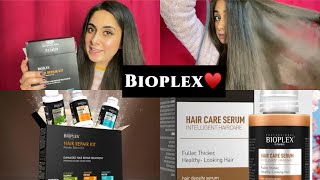 First Time Trying BIOPLEX Hair ProductsBest Hair Repair Treatment For Damaged And Unmanageable Hair [upl. by Ashok]