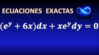 40 Ecuaciones diferenciales exactas ¿QUÉ SON Y CÓMO SE RESUELVEN [upl. by Enitsuga191]