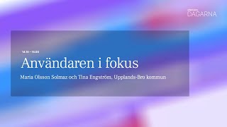 Användaren i fokus UpplandsBro kommun [upl. by Dera918]