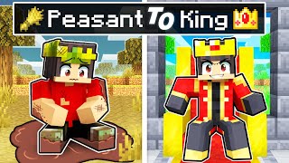 From PEASANT To KING Story In Minecraft [upl. by Ijnek]