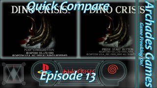 Dino Crisis PlayStation Vs Dreamcast  Quick Compare S2 E4 [upl. by Ress]