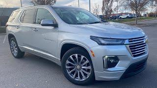 2022 Chevrolet Traverse Premier POV Test Drive amp Review [upl. by Anerul726]