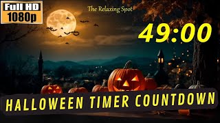 49Minute Timer Countdown Celebrate Halloween 🦇 🎃👻 [upl. by Roxie]