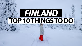 TOP 10 THINGS TO DO IN ROVANIEMI plan your winter trip to Finland [upl. by Bunnie]