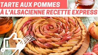 Tarte aux Pommes à lAlsacienne  Recette Facile et Gourmande [upl. by Ycniuqed]