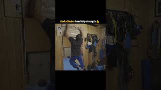 Rock climber hand Grip strength 💪shorts ytshorts facts viral dailyfacts [upl. by Nanreik]