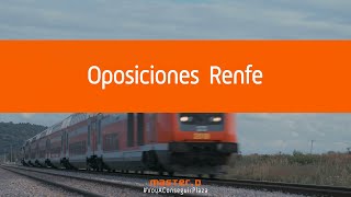 Oposiciones Operador Comercial Renfe 🔸 MasterD [upl. by Nannerb]