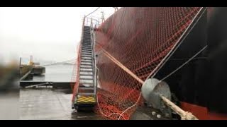 How gangway net should be rigged [upl. by Georgia]