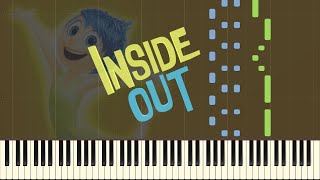 Bundle Of Joy  Inside Out Main Theme Piano Tutorial Synthesia [upl. by Ddej]