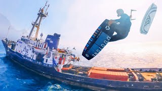 Jumping Over A MASSIVE Ship [upl. by Reamy334]