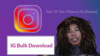 Instant Bulk Downloader Entire Instagram User Videos [upl. by Lynnell874]