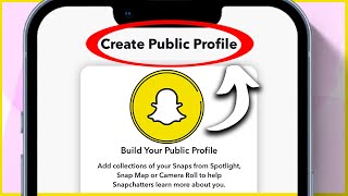 How to Create a Public Profile on Snapchat 2024 [upl. by Refynnej]