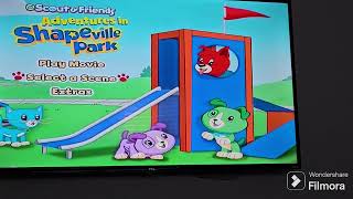 LeapFrog Scout amp Friends Adventures in Shapeville Park DVD Menu walkthrough [upl. by Ahsimaj]