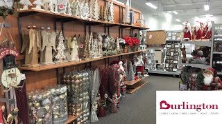 BURLINGTON CHRISTMAS DECORATIONS ORNAMENTS HOME DECOR  SHOP WITH ME SHOPPING STORE WALK THROUGH 4K [upl. by Valencia]