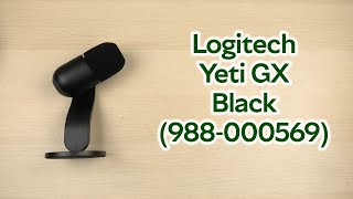 Розпаковка Logitech Yeti GX Dynamic RGB Gaming Mic with Lightsync Black 988000569 [upl. by Dnomayd322]