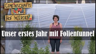 Unser Folientunnel  Aufbau Pflanzplan und Vorteile 👩‍🌾🍅🥬🍆 [upl. by Aniloj744]