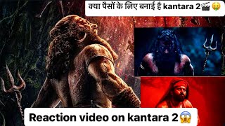 Reaction Video On Kantaara 2 Teaser 🎬😱 [upl. by Alisa]