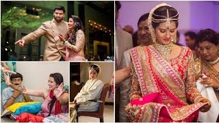 🧡❤️Kritika Sengar amp Nikitin Dheers Gorgeous wedding pictures💖 weddinglook couple gorgeous video [upl. by Acirem]