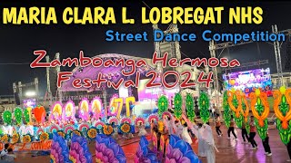 MARIA CLARA L LOBREGAT NHS STREET DANCE COMPETITION  Zamboanga Hermosa Festival 2024 [upl. by Sahpec91]