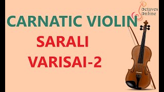 Carnatic Violin  Sarali 2 [upl. by Suki65]