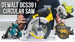 Good 18v Circular Saw with a LOUSY Dust Port  Dewalt 18v Circular Saw DCS391 [upl. by Haelam]